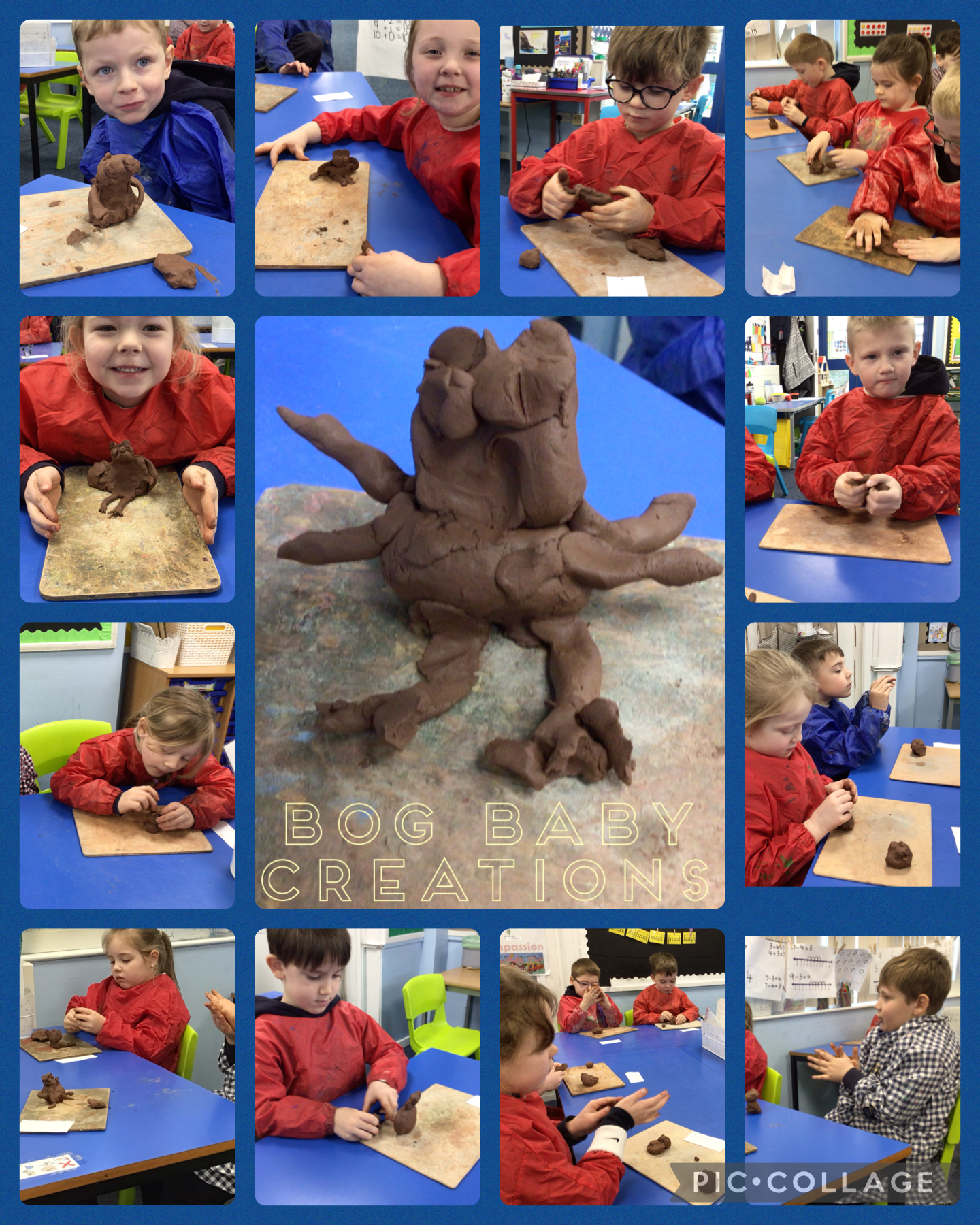 Year One had a great time making Bog Babies as part of their English topic.